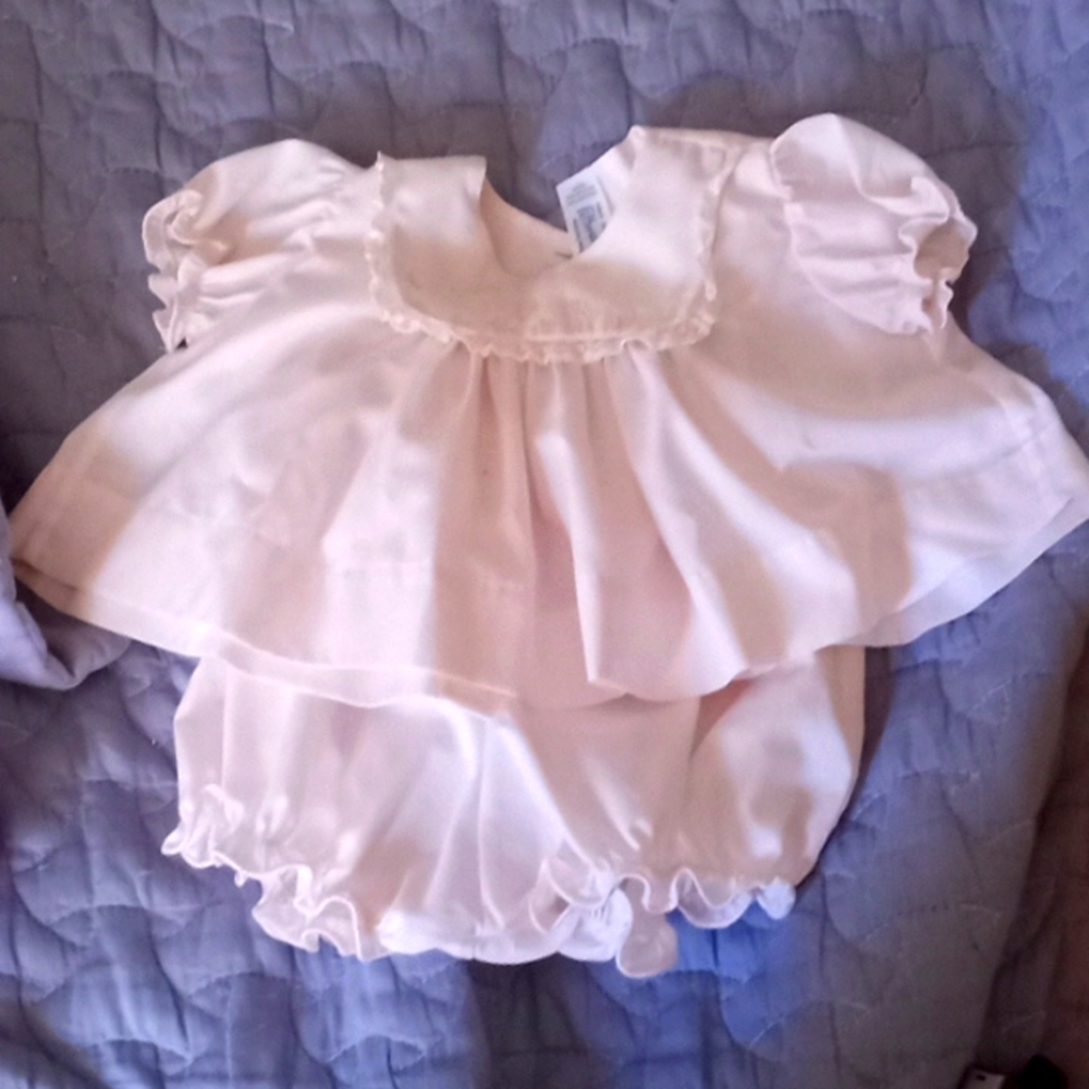 Vintage newborn baby dress